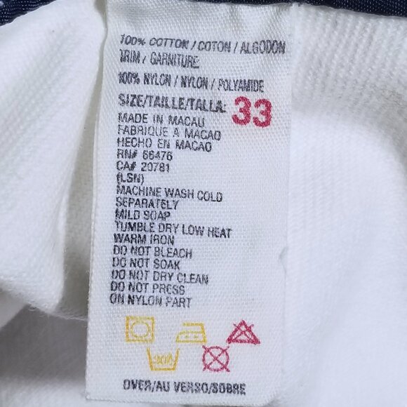 VTG Tommy Jeans Baggy Streetwear Big Flag Logo Denim Jean Shorts OG Y2K Skate 33 - Picture 10 of 15